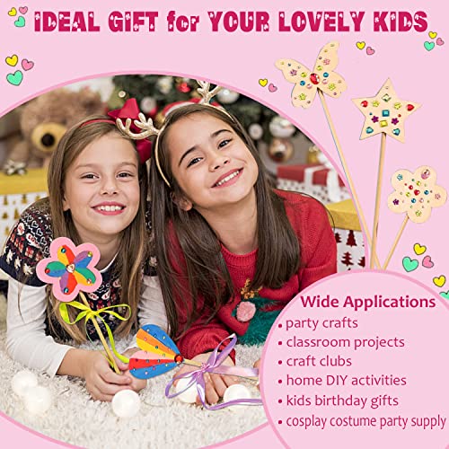 WUBOMJIO Make Your Own Princess Fairy Wands Kit - Image 8