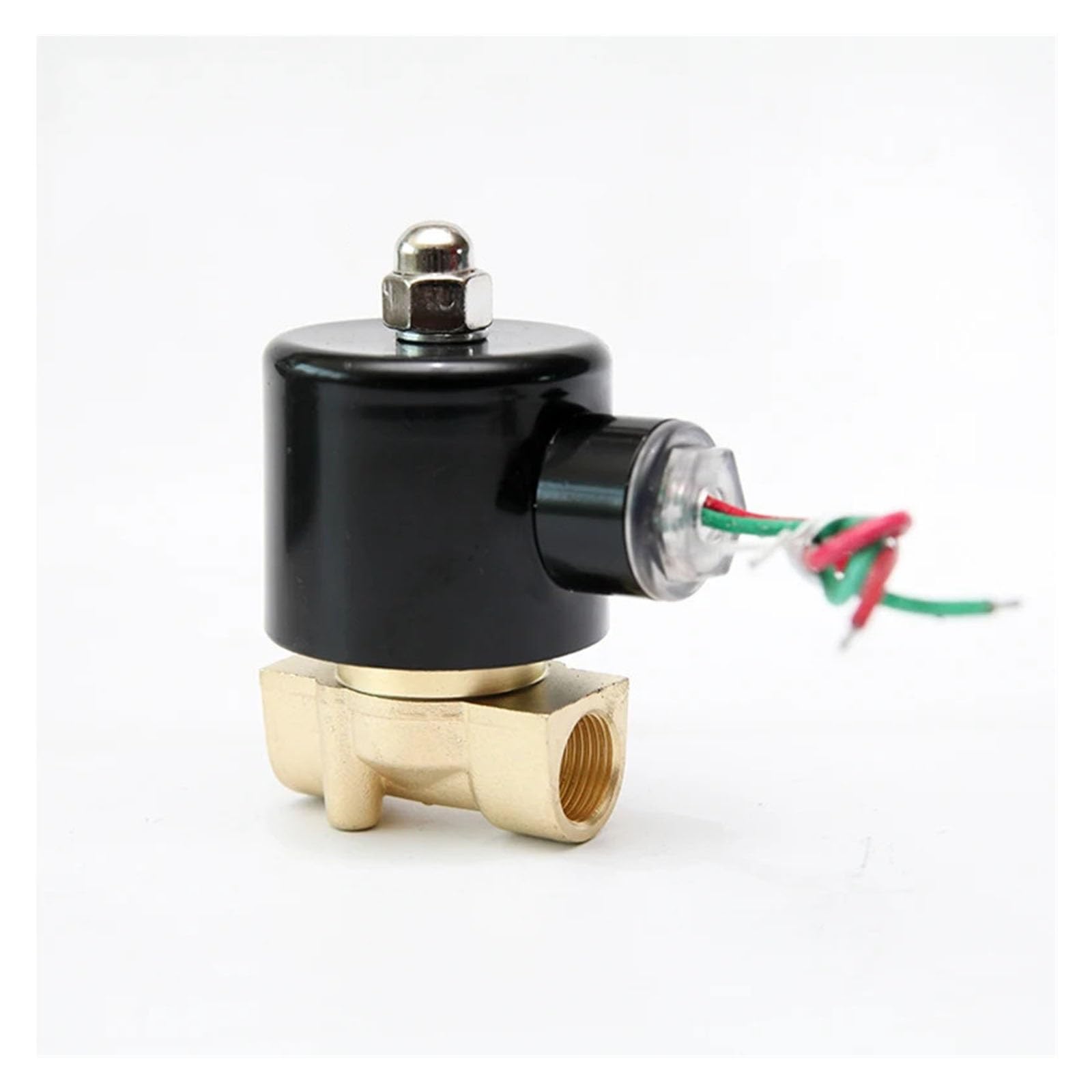 Électrovanne DN10 laiton 240V CA de haute précision mécanique pour fluides et air comprimé