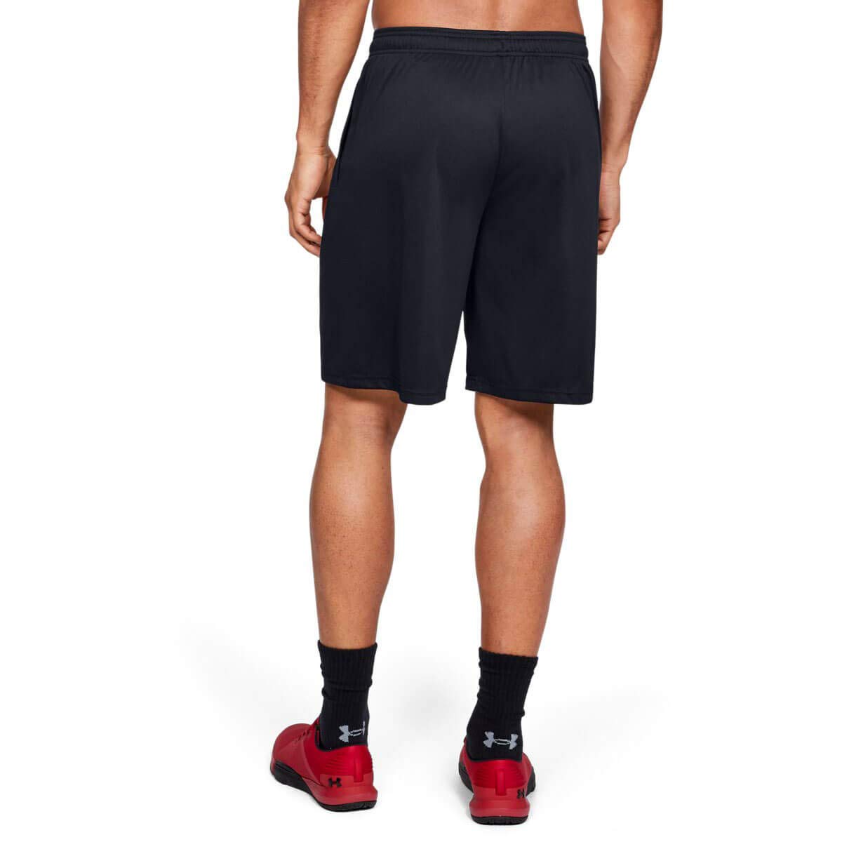 Under Armour Mens Tech - Pantalón corto para hombre - 1306443, Medium, Black (002)/Beta Red