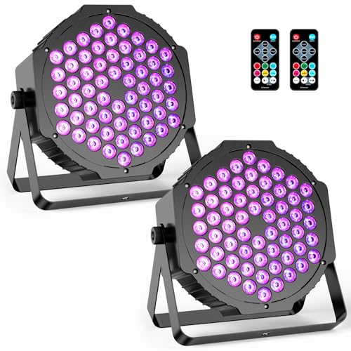 YeeSite 90W RGB LED Par Lights 2Pack