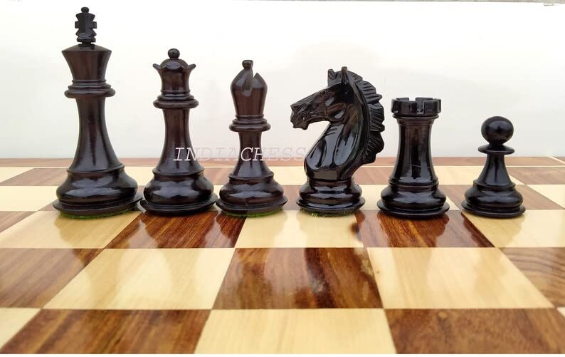 Jeu d'échecs lesté Alban 10,2 cm pour sublimer votre salon