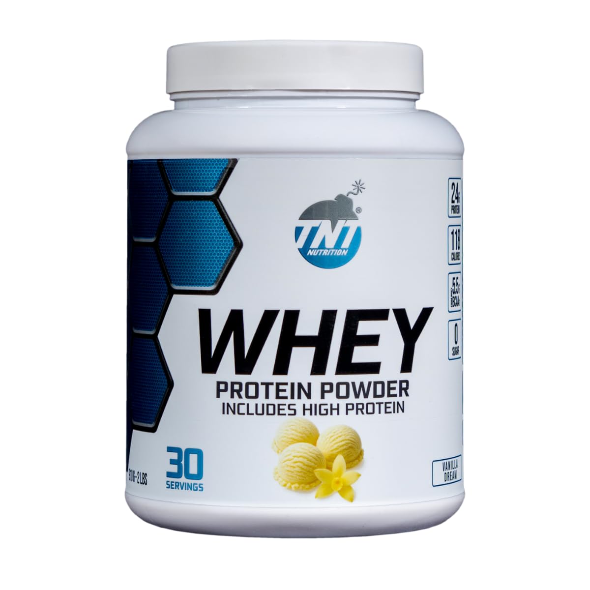 TNT Nutrition Whey Protein Powder 910 Gr Vanilla Dreams Whey Protein