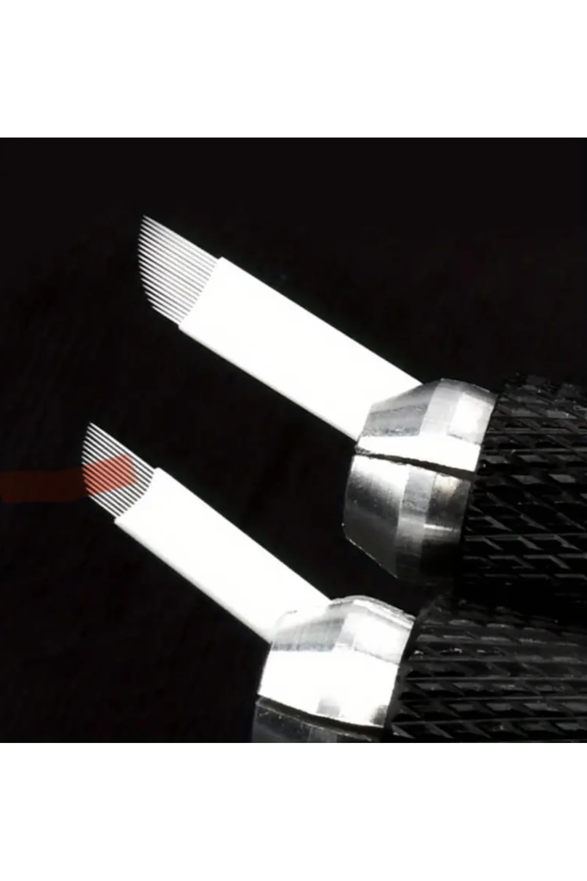 BİOMASER 14U Kıl Tekniği Microblading Kalıcı Makyaj Fırçası, 0.25mm İğne, 10 Adet