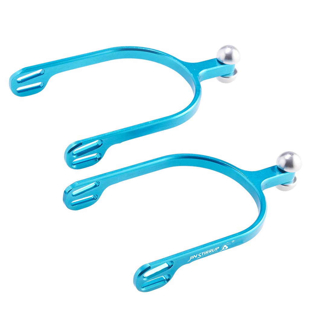 Jin Coppia di speroni Unisex Adulto, Turchese, 21 x 17 x 20 cm
