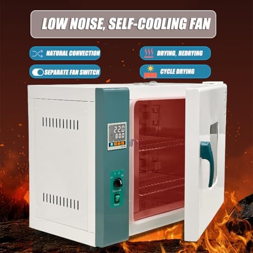 45L/71L Air Convection Drying Oven, Lab Industrial Digital Forced Air Convection Drying Oven, Dual-Layer Tempered Glass Window (71L)