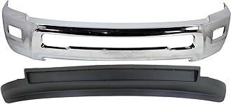 Suitable for Chrome Front Bumper Kit for 2010-2012 Dodge Ram 2500 & 2011-2013 Ram 3500 4WD - Perfect Fit and Durable Design