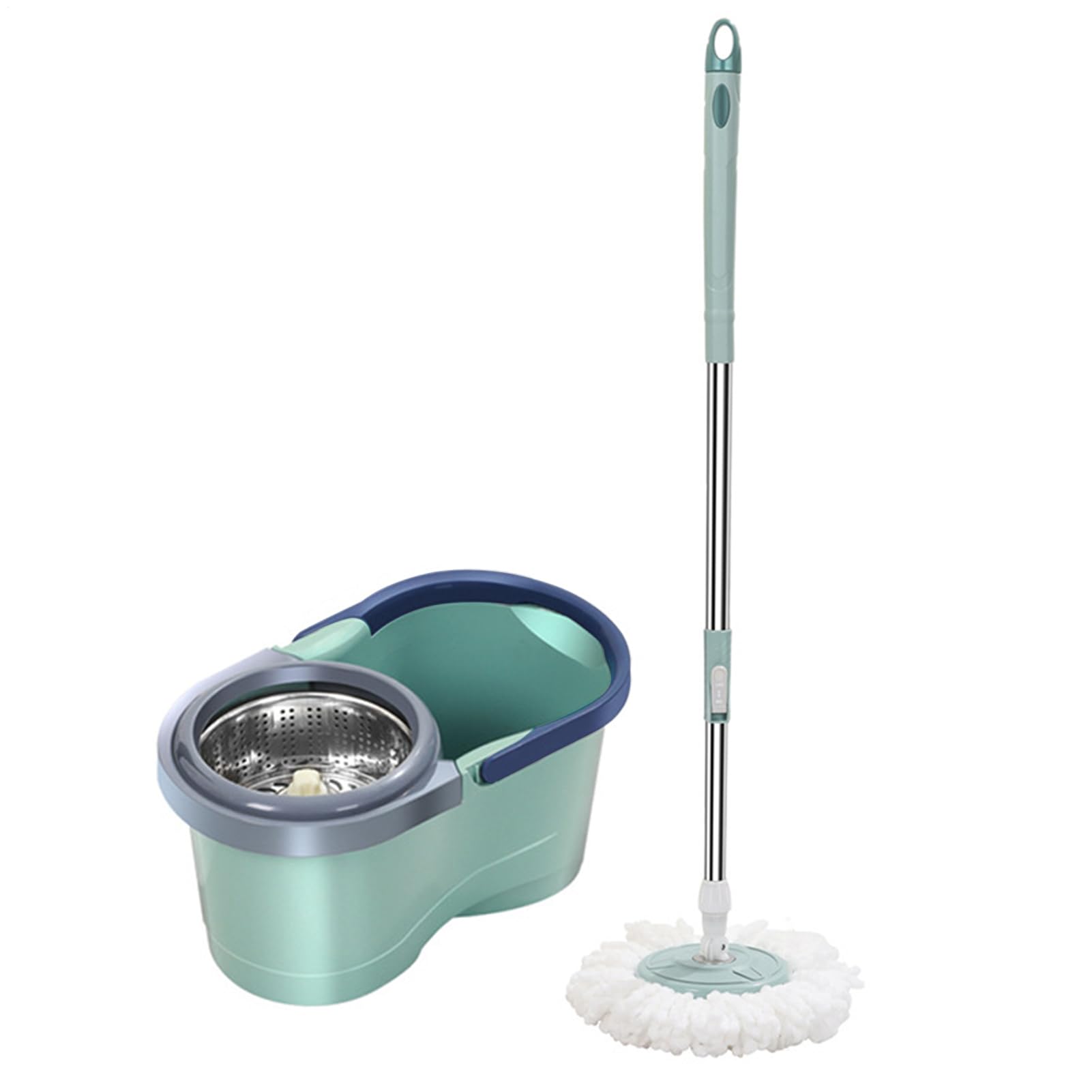 Set e secchio | Pulizia automatica della casa | Pulizia senza manodopera | op con strizzatore per soggiorno, cucina, balcone, sala studio