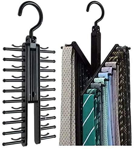 Riemhanger voor kledingkast, draaibare riemorganizer met 8 Riemhanger voor kledingkast, draaibare riemorganizer met 8