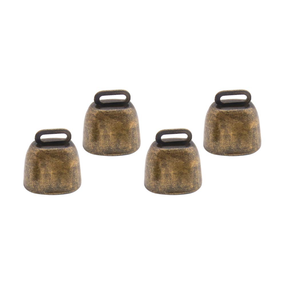 Campane per animali domestici, in rame, per la fattoria, anti-Lost Bells fai da te, 4 pezzi, bronzo