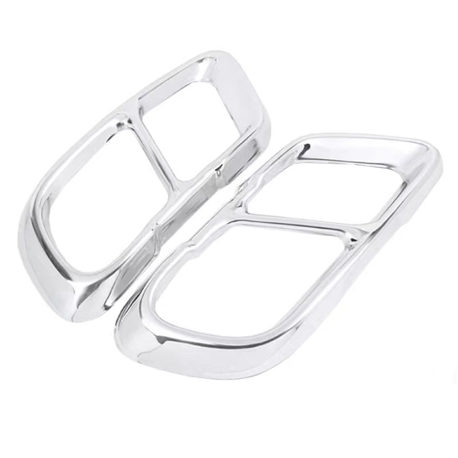 Silenciador de escape for coche, cubierta de tubo de escape, puntas de garganta, compatible con BMW X5, G05, X6, G06, X7, G07 (2019-2025), accesorios de decoración for automóviles.(Silver)