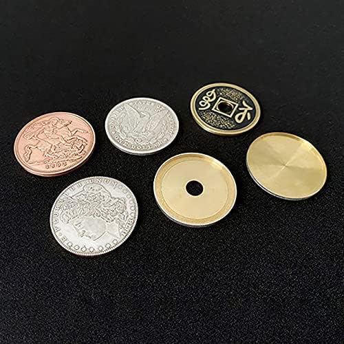 SUMAG Ultimate CSB (31mm) Magic Tricks Half Dollar Size Coin Appear Vanish Magic Magician Close up Illusions Gimmick Props Mentalism (Deluxe Set)