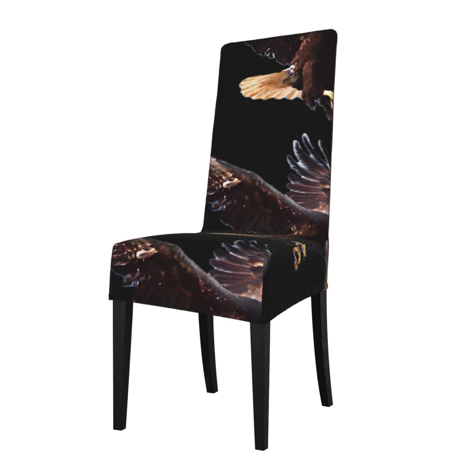 YYHHAOFA An Eagle Prints Protection Cover for Dining Chair - Stretch Slipcovers, Easy Refresh for Your Dining Room & Event Decor