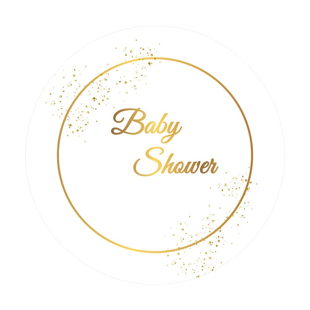 Średnica 2,3 m baby shower okrągłe tło osłona błyszczące kropki czysty kolor tkanina ekran fotografia tło dla ujawnienia płci niespodzianka noworodek przyjęcie tort stół baner dekoracje