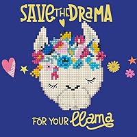 Diamond Dotz Diamond Art Llama 22 X 22cm