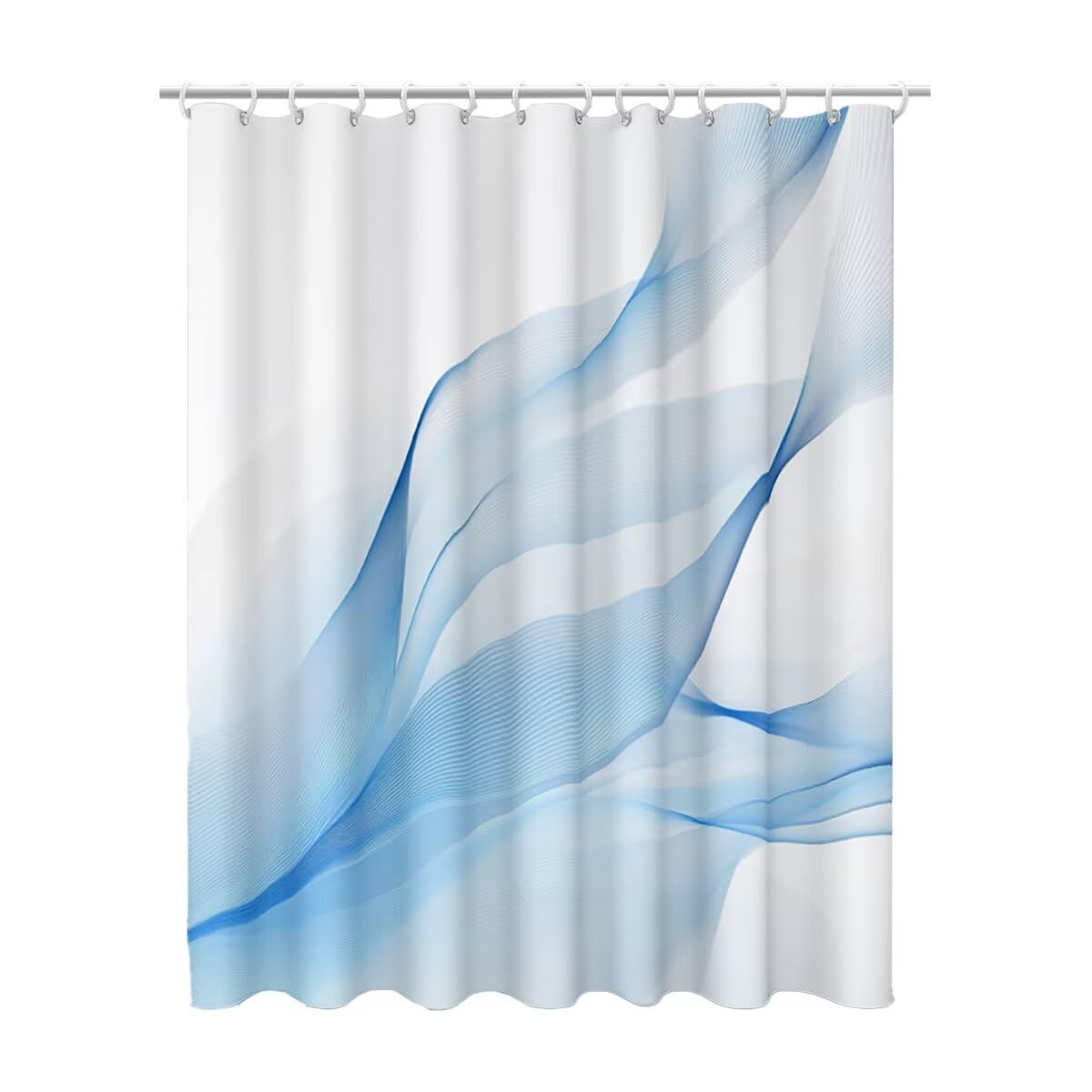 Rideau de douche cadeau femme déco marine imperméable avec 12 anneaux