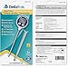 DeltaTrak 11040 Professional Digital Meat Themometer Waterproof for Kitchen, Food Cooking, Grill, BBQ, Smoker, Candy, Coffee, Blue