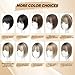 UIPEUBO Hair Toppers for Women Real Human Hair Toppers with Thinning Hairpieces for Women with Bangs 10 Inch Human Hair Topper for Cover Gray Roots (4/27#)