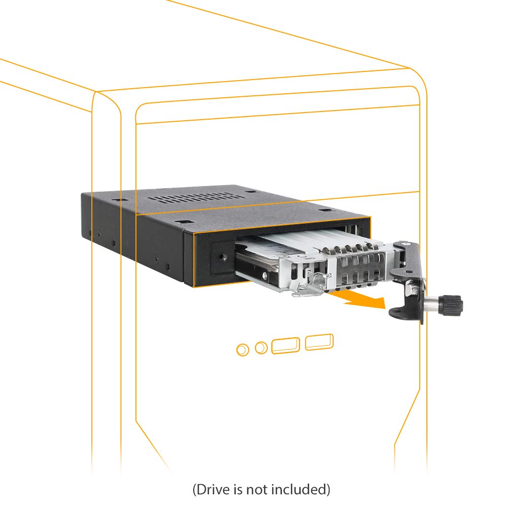 Icy Dock Scheda Removibile per SSD o Disco Rigido da 2,5