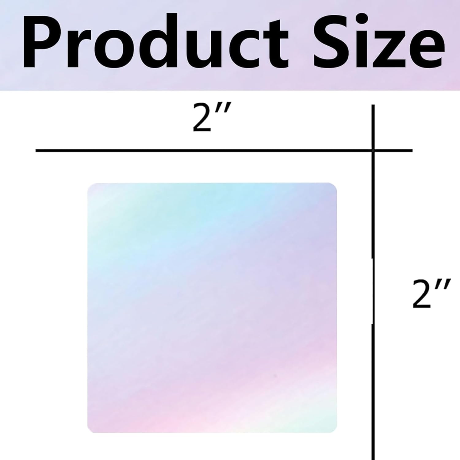 Square Direct Thermal Labels Stickers Watercolor Thermal Printer Personalized Stickers 2 Inch Multi-Purpose Thermal Sticker Printer Labels for Small Business, Color Coding, Address 500 Pcs/Roll - Image 8