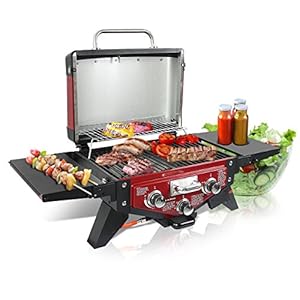 Gasgrill "Medison" von El Fuego® Tischgasgrill, Farbe Rot, Grill, BBQ, Barbecue