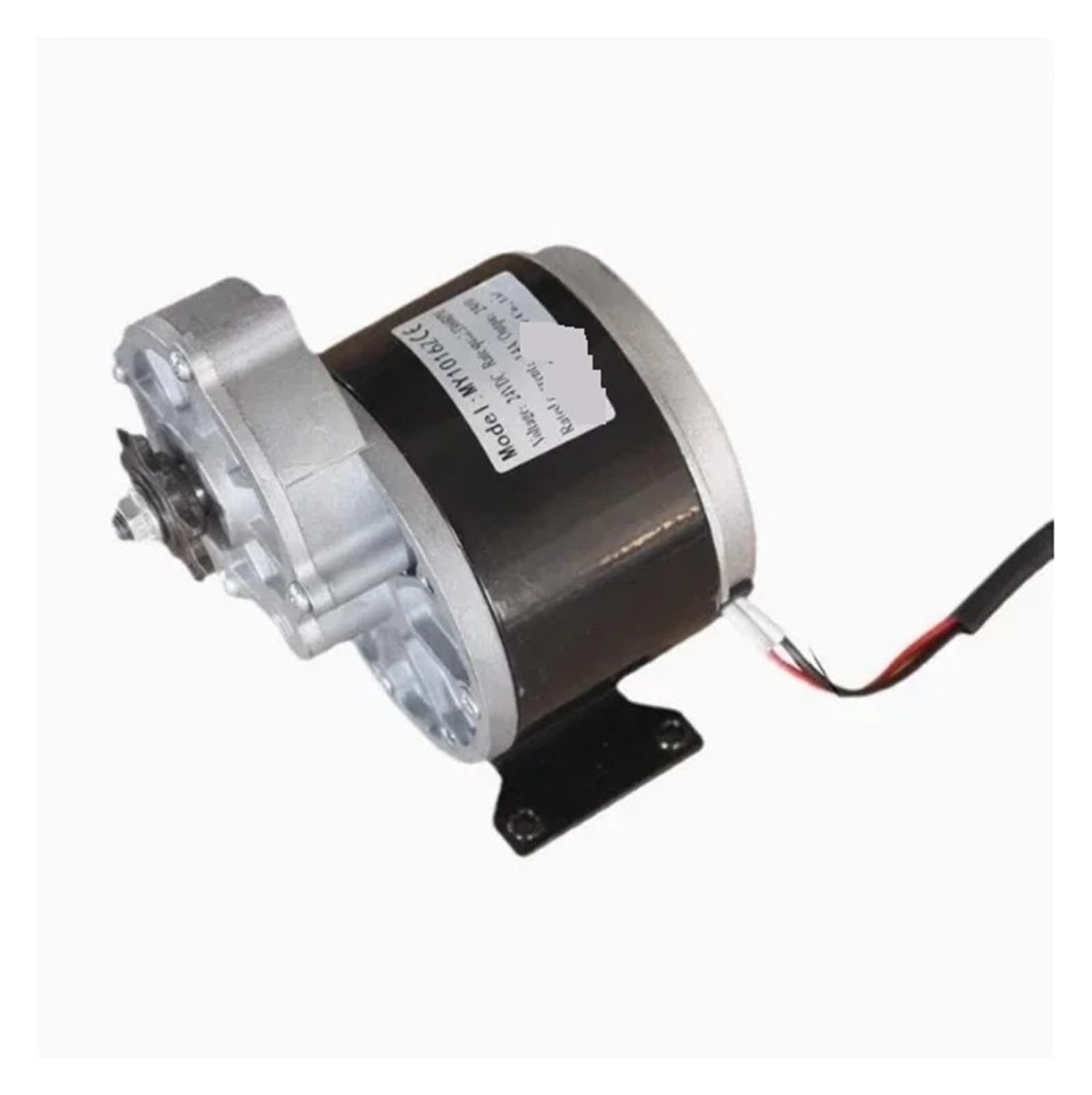 Motor de cepillo de engranaje DC de 24V y 250W con tracción suave para vehículos