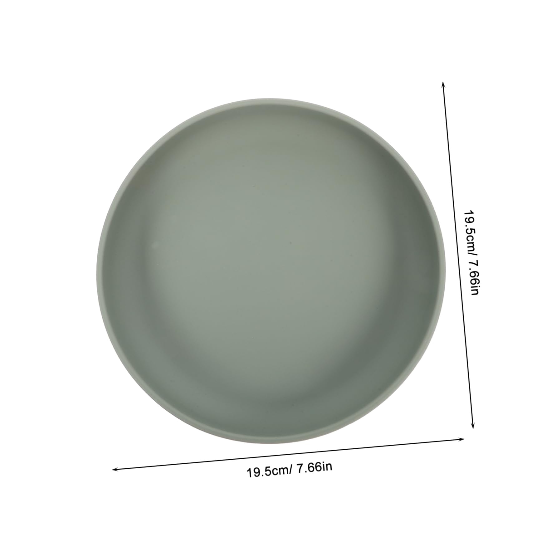 COLLBATH Silicone Handicapped Plate Elderly Care Dish Strong Cup Flat Serving Tray