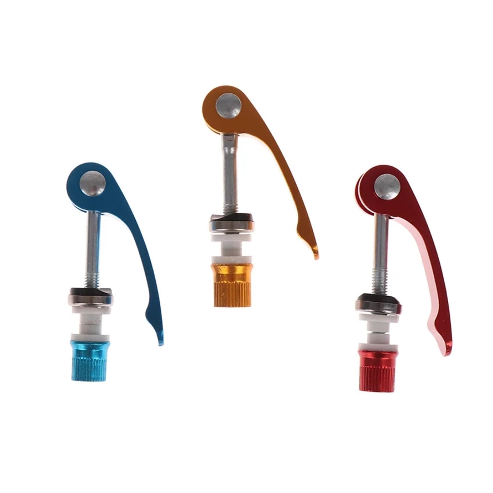 Vite a sgancio rapido per morsetto sedile 3 Pezzi Di Strumento Riparazione For Bulloni Fissaggio Del Reggisella Della Bicicletta A Sgancio Rapido - Camera D'aria(3pcs Yellow)