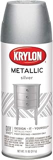 Krylon K01406 Brilliant Aerosol, 11-Ounce, Silver Metallic Finish