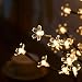 Luces Decorativas Led de 45Cm LED con 48 Flores de Arbol Luminoso...