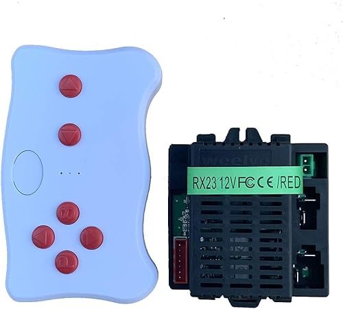 weelye RX23 12V FC Enchufe de cuatro lados Niños Powered Ride on Car 2.4G Bluetooth Control remoto y receptor Accesorios para niños eléctrico Ride