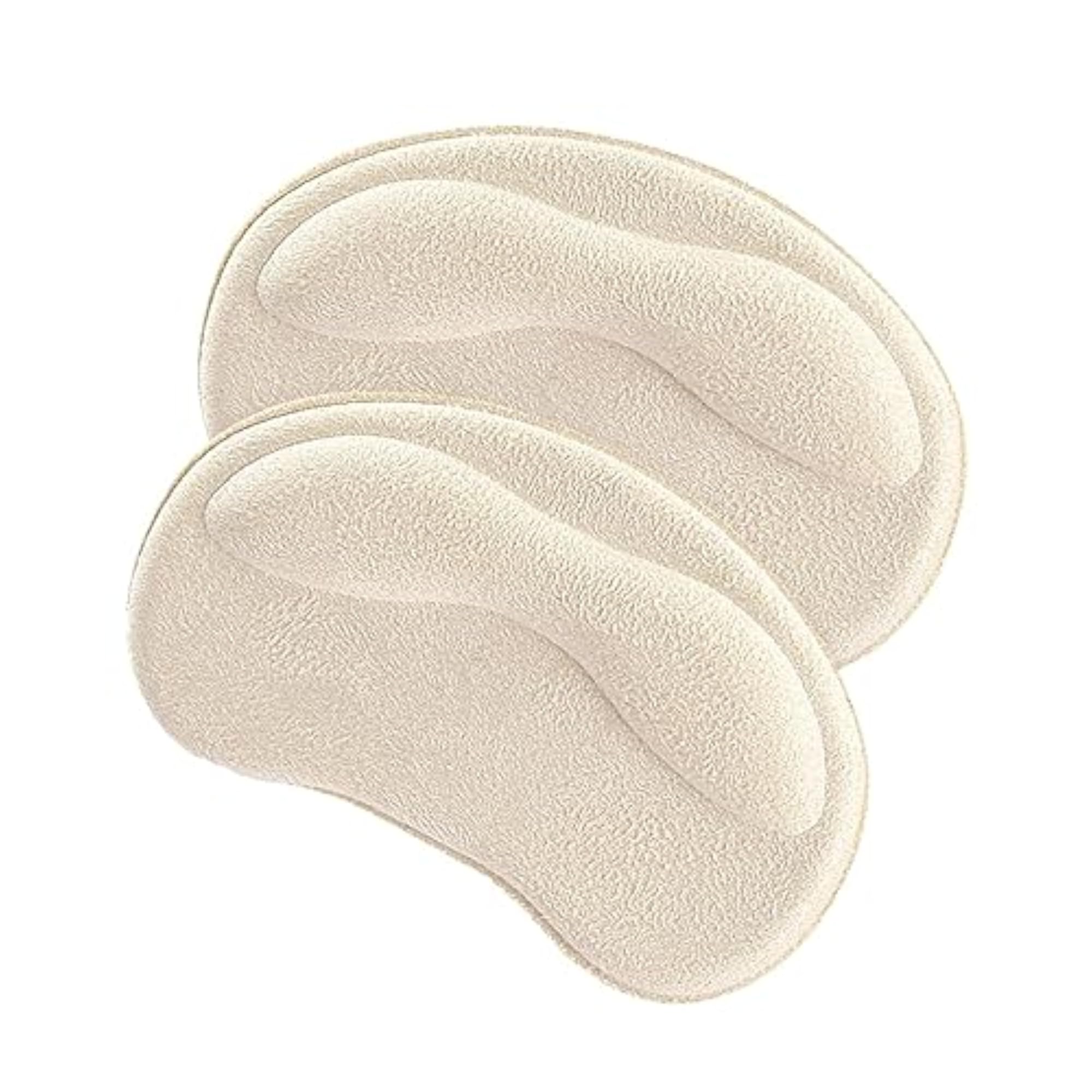 Protective Heel Cushion Pads for Oversized Shoes, Beige