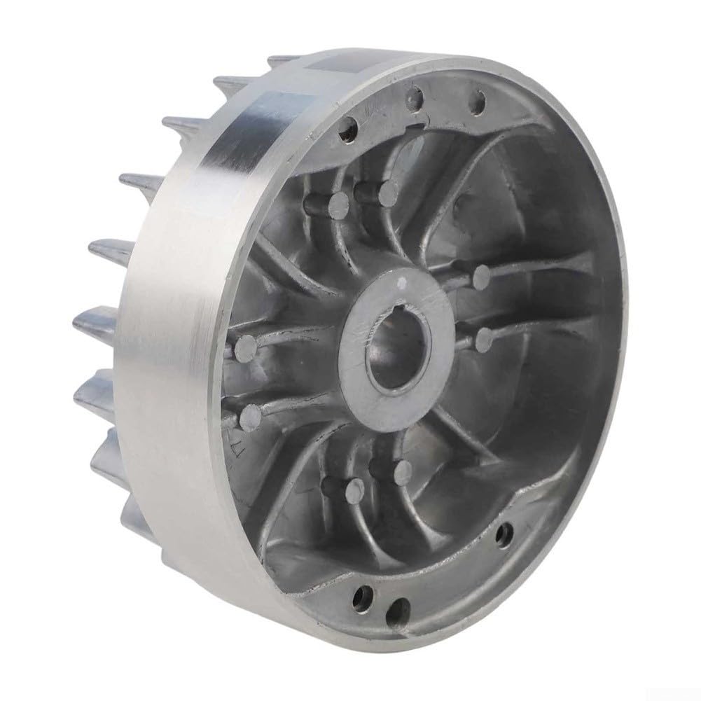Aluminium Schwungrad 212cc für Predator & für HEMI Motoren, kompatibel mit für COLEMAN CT200U BT200X für MINI Bike, inkl. Ventilfedern und Hauptdüsen-Set für Go-Kart Rasenmäher Reparatur