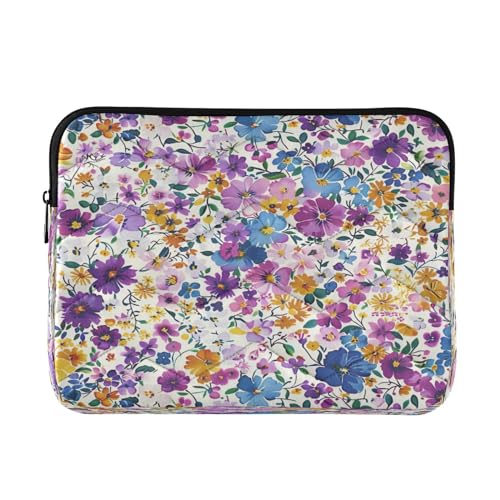 Funda para portátil 13-14 pulgadas impermeable con diseño floral