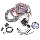 Parfyter 12 Circuit Wiring Harness kit Universal Street Muscle Car Hot Rod Compatible with Ford Chevy GM Mopar Rod Rat Truck and More (New -12 Wire Harness
