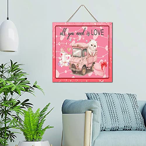 Plaque murale en bois cadeau idéal mariage et Saint-Valentin