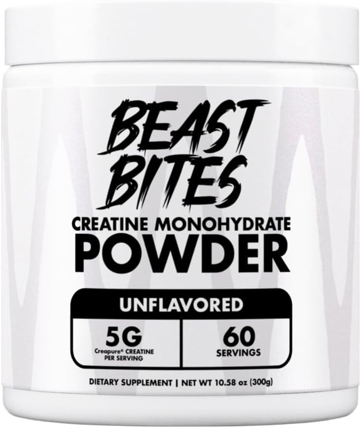 BEAST BITES Creatine Monohydrate Powder - for Men and Women ...