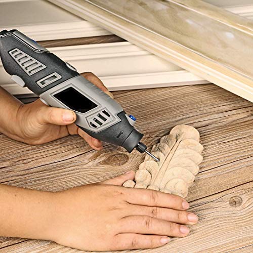 Image of Diy Crafts 11580 Diamond Engraving Accessories Set, Routing Bit /Circular Saw Blade /Diamond Burr Bits for Dremel Attachment, Multicolor, 45 Piece