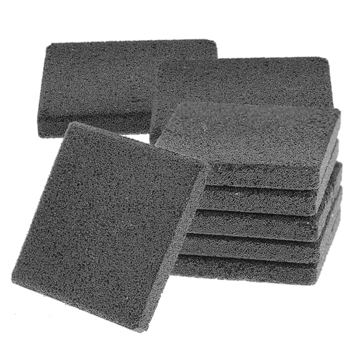 TOYANDONA 10 Piezas Bases de Coral de para Acuario Placas Cuadradas Estables y Ligeras Soporte Seguro para Fragmentos y Reproducción de Coral Marino Base para Arrecifes y Acuarios