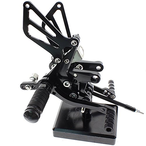 Motorrad Rearsets CNC verstellbare hintere Fußrasten Fußstütze hinten Set für GSXR750 GSXR600 1996-2005,GSXR1000 2000-2004,SV650 SV650S SV1000 SV1000S 1998-2014