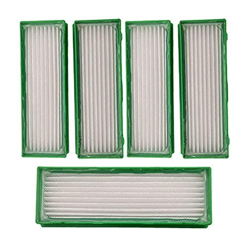 5 * Filters Suitable Fit For Vorwerk Kobold VR200 VR300 Sweeping Robot Accessories Filter Vacuum Cleaner Household Sweeper Cleaning Vacuum cleaner parts