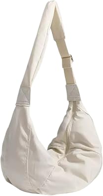 1 piece half moon bag, women's crescent bag, crossbody bag, moon bag for women, half moon rope shoulder bag suitable for travel, work, college