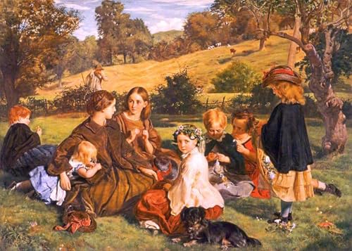 Tableau de peinture sur toile Summertime Gloucestershire pour illuminer un salon contemporain