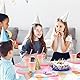 Partygeschirr,Shodiffy 125 Stück Pappteller Set, Papier Geschirr Set Partyzubehör Einschließlich Teller Becher Servietten Stroh Wiederverwendbar für 25 Gäste