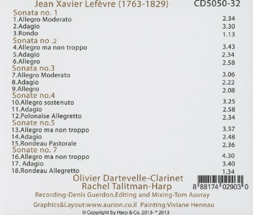 Sonatas: Clarinet & Harp