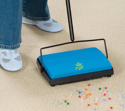 Bissell Sweep-Up Cordless Sweeper model 21012, blue