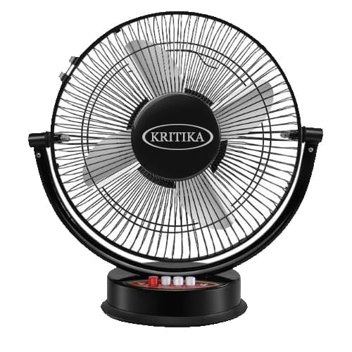 Image of Hyper 300mm High-Speed 4-Blade Table Fan - Ultra-Performance, Stylish Black (Single Pack)