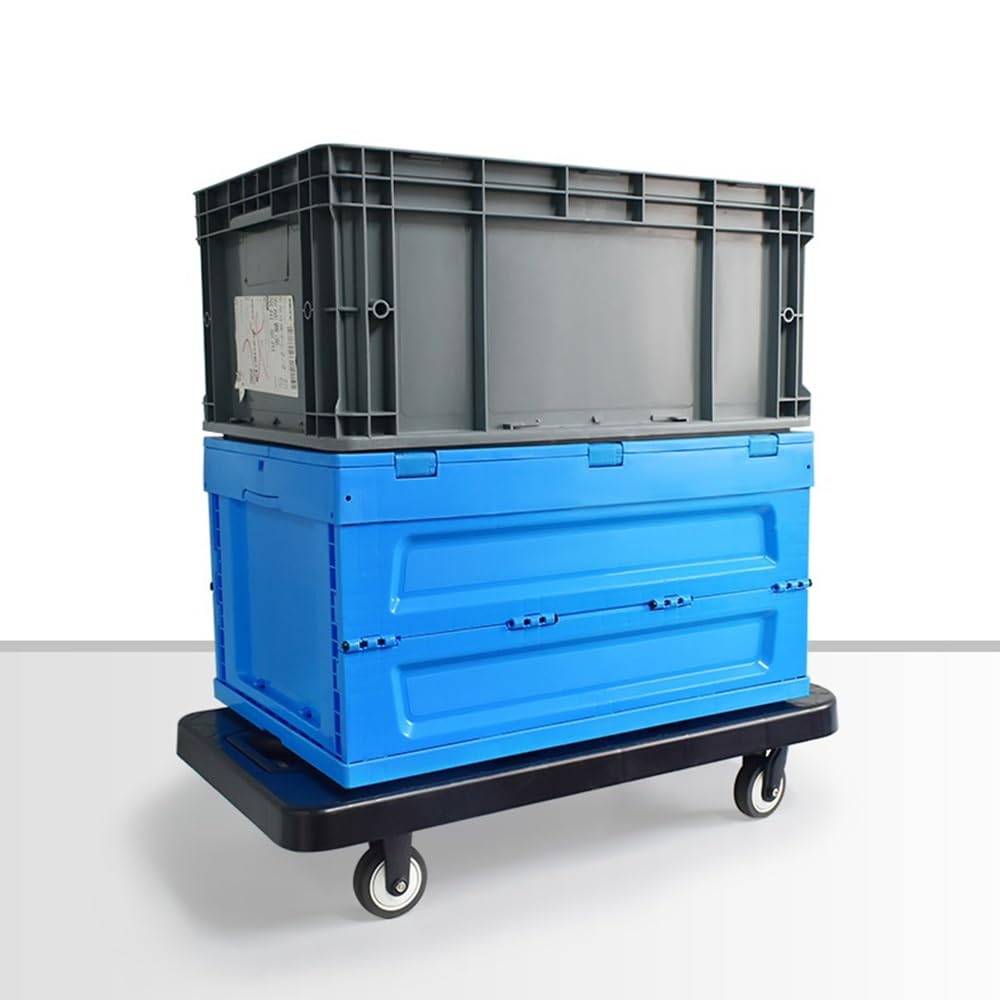 carrello per trasporto Carrello a base piatta pieghevole silenzioso for uso domestico Carrello della spesa portatile Carrello della spesa Piccolo carrello for la consegna carrello trasporto pieghevole