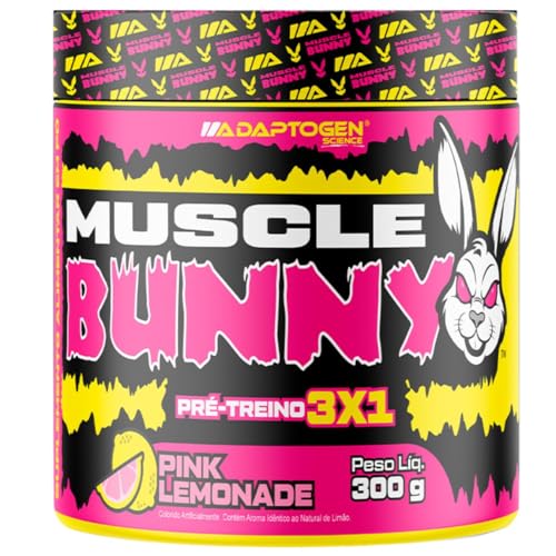 Muscle Bunny Pré-Treino 3x1 300g Sabor: Limonade - ADAPTOGEN SCIENCE