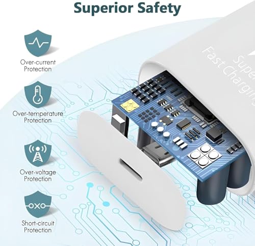 Image of Samsung Original 25W GaN PD 3.0 Type C SuperFast Charger Adapter Compatible with Samsung Galaxy S25|M06|F06|M16| F16|M05|M35|F05|S10+|A9+, USB C Quick Power Adaptor (25W White)