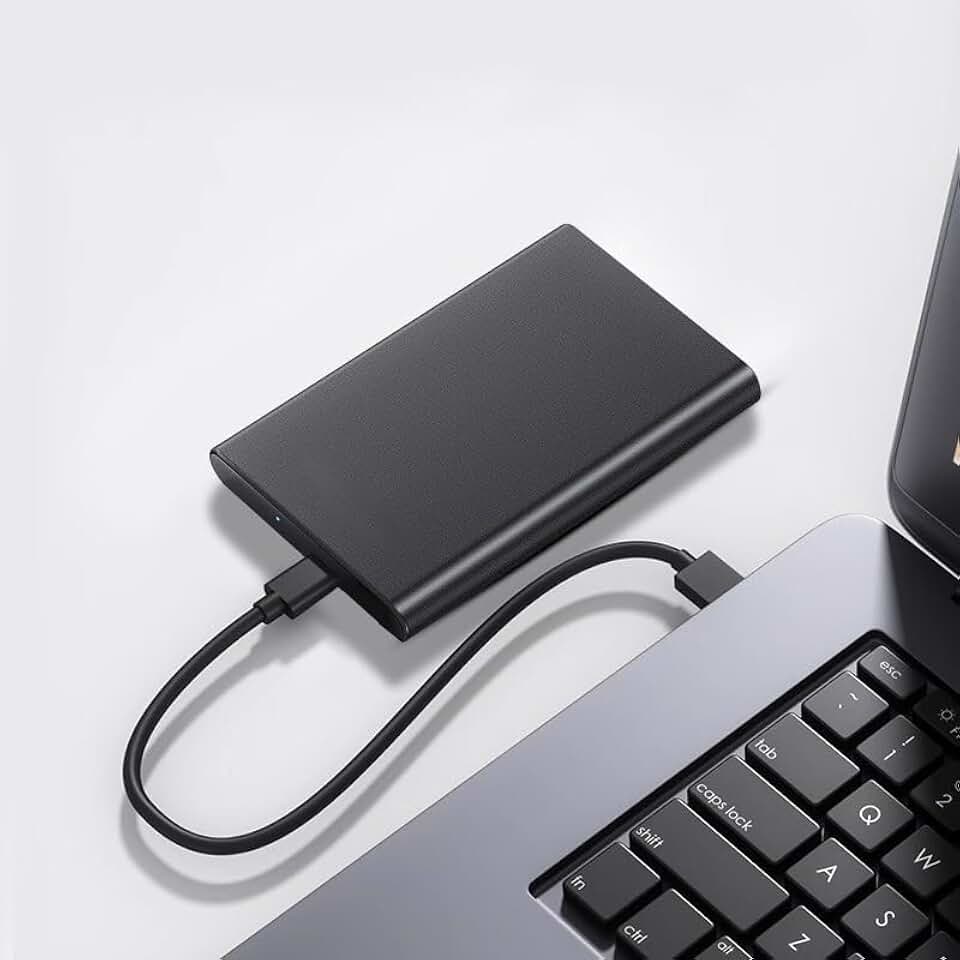 Disco rígido externo portátil de 2 TB, USB 3.1 geração 1 tipo C, armazenamento SSD ultrafino compatível com PC, desktop, laptop, Mac, Xbox One